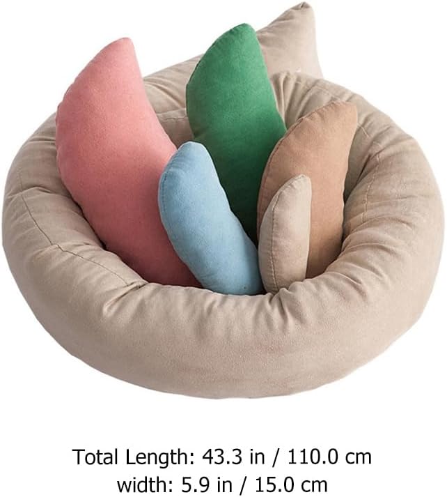 ABOOFAN Pcs Newborn Photography Prop Posing Beans Bag Professional Baby Photo Posing Aid Pillow Photograph Set for Baby Newborn Infant Photoshoot Props