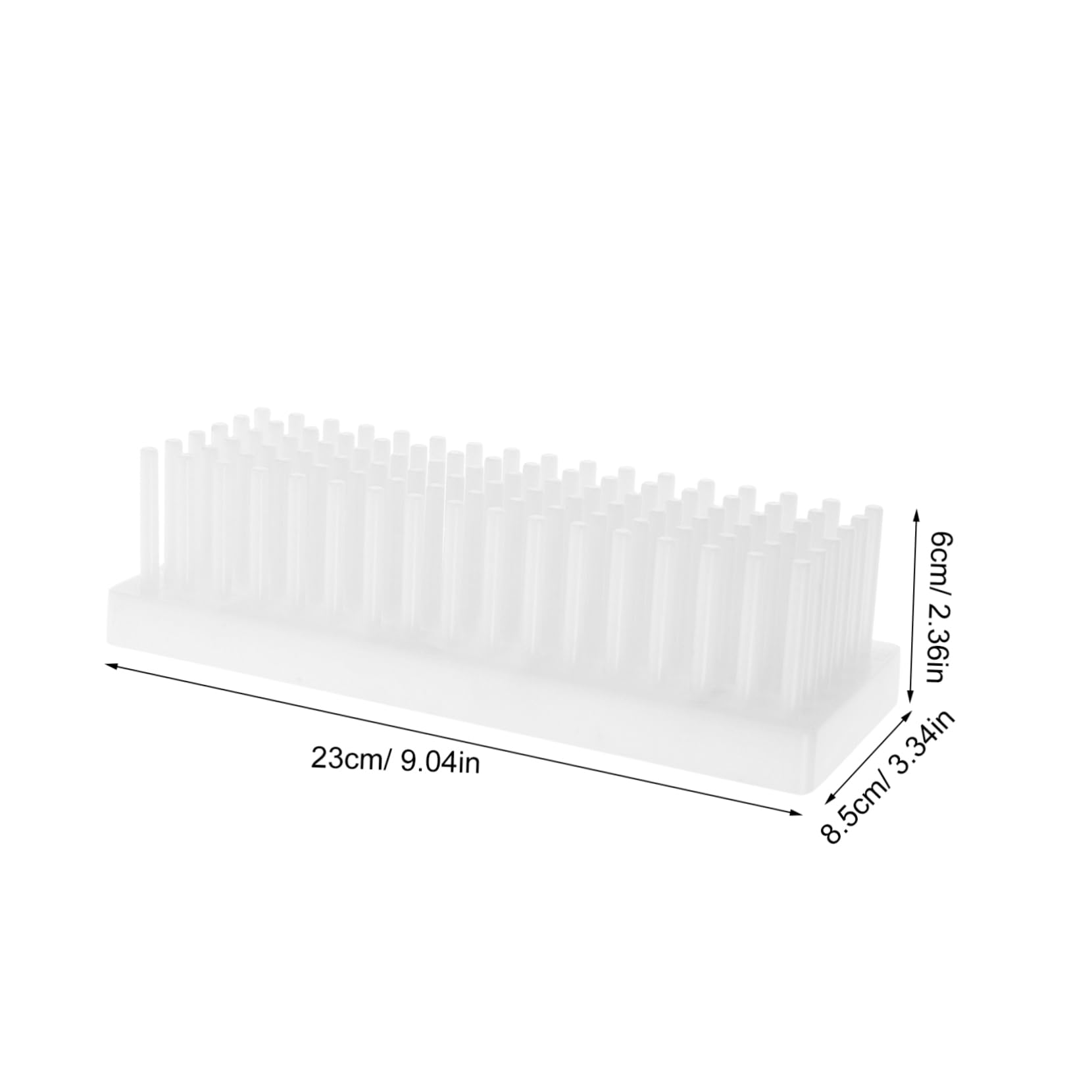 SOLUSTRE Plastic Laboratory Test Tube Rack Drying Rack for Tube Holder Storage Stand