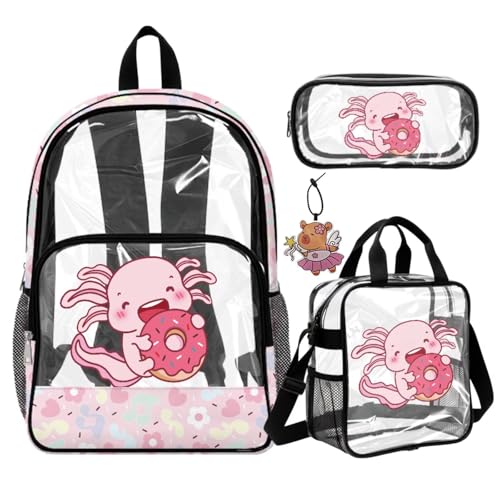 Sac à dos transparent confortable pour porter ses affaires d'école