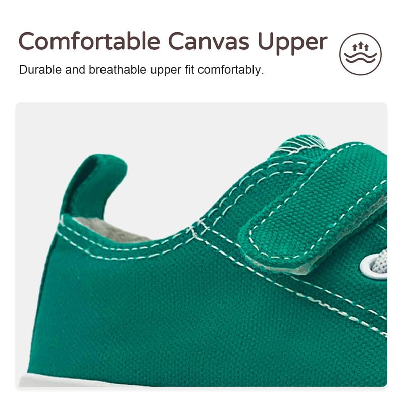 Scarpe in tela per bambini ragazzi ragazze scarpe da ginnastica basse con lacci casual cinturino regolabile pompe scarpe da ginnastica per bambini traspiranti leggere