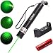 Green Light Pointer, Loyalfire Tactical High-Power Pen Visible Beam with Adjustable Focus for Hunting Hiking Outdoor Projector Travel Flashlight, Cat Dog Toy LED Interactive Baton