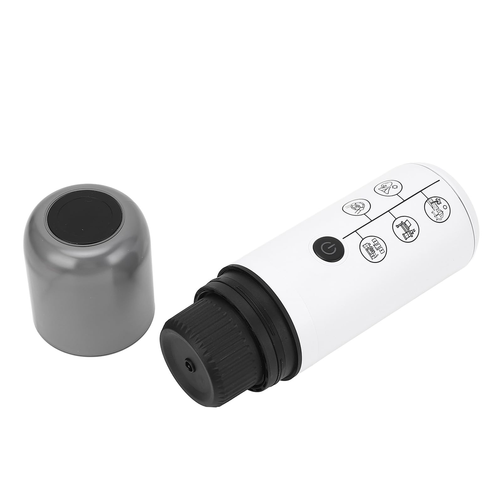 Yctze Macchina da caffè Elettrica Portatile a Capsule, Macchina da caffè Ricaricabile Senza Fili con Pressione di 17 Bar per Uso Domestico Ed Esterno, (WHITE)