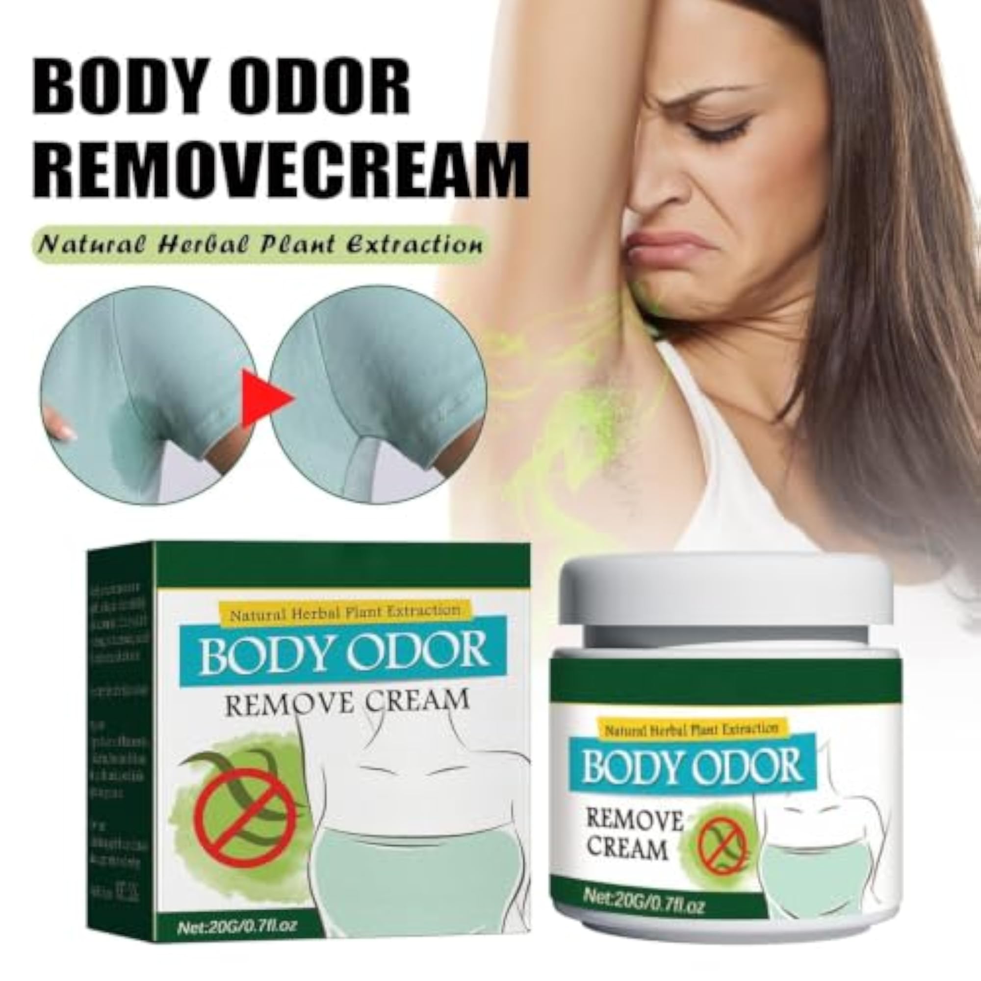 Body Odor Remove Cream, 20g