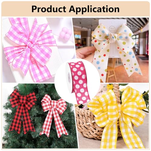 Ruban en polyester pour nœuds de cadeaux raffinés et customisation de paquets surprises - 6