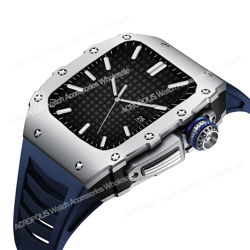 Boîtier de bracelet en acier pour relooker votre Apple Watch 44mm
