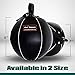 Pro Impact Genuine Leather Double End Boxing Punching Bag - Speed Striking & Dodge Training Ball - Includes Cords & Hooks for Gym Workout MMA Muay Thai (7 Inch)