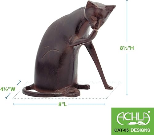 Miniatura 3 de Achla Designs Coy Cat, Estatua de animales de jardín