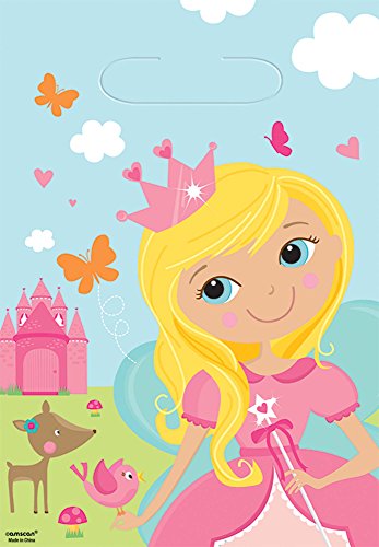Preisvergleich Produktbild amscan 371623-Woodland Prinzessin-Geschenktüten