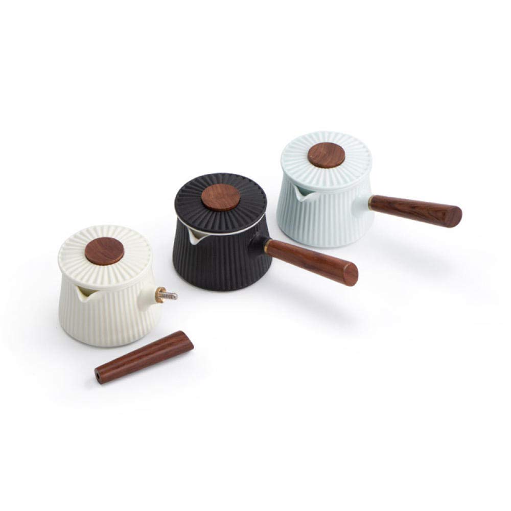 Teiera Portatile Fatta a Mano in Stile Giapponese Set da tè Cinese Bollitore Creativo per Ufficio Kung Fu Teiera con Filtro Laterale in Ceramica(2