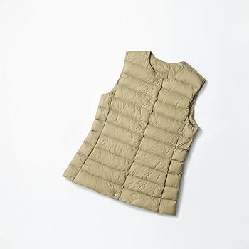 Amazon | [lsjdln] インナー ダウンベスト レディース 秋 冬 春