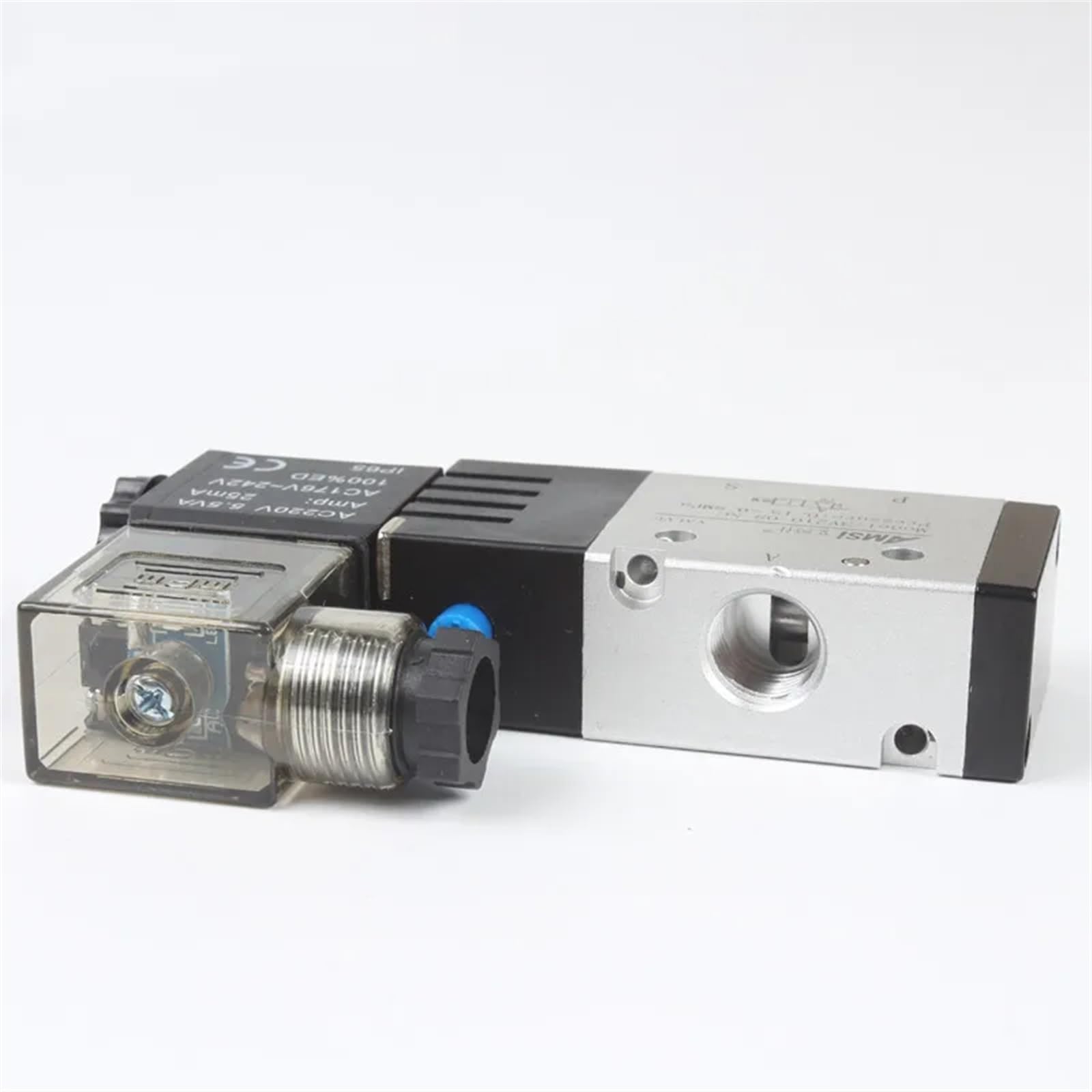 3V210-06 3V210-08 Válvula Solenoide Eléctrica Neumática Control de Gas Válvula Magnética de Aire Voltios de Bobina DC/AC(3V210-08,AC220V)
