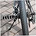 Jorzer Bike Foot Pegs Aluminum Alloy Foot Pole Anti-Skid Cycling Pegs Fit 3/8 Inch Axles for Mountain Bike Black..
