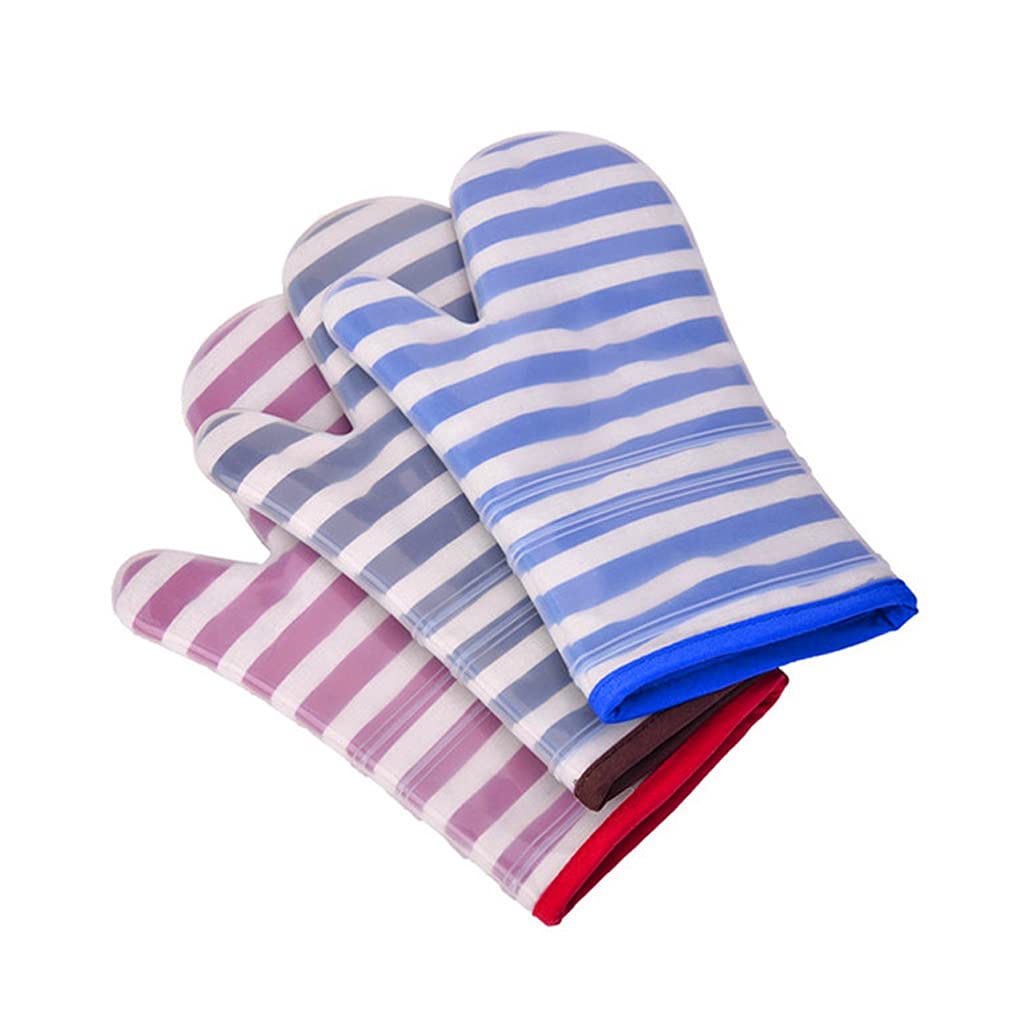 guanti resistenti al calore, Guanti da Forno, Guanti da Forno Resistenti al Calore, Guanti da Forno Silicone Addensato Isolamento Termico Resistente al Calore for Cottura Barbecue Guanti Commerciali F