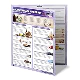 Cramcharts Aromatherapy Made Easy Essential Oils Quick Reference Guide, Educational 4-Page Laminated Chart for...