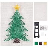 FREEBLOSS DIY String Art Kit Christmas Tree String Art Painting Nail String Art Kit, String Art Crafts Kit for Adults Kids Christmas Handmade Gift Holiday Ornament