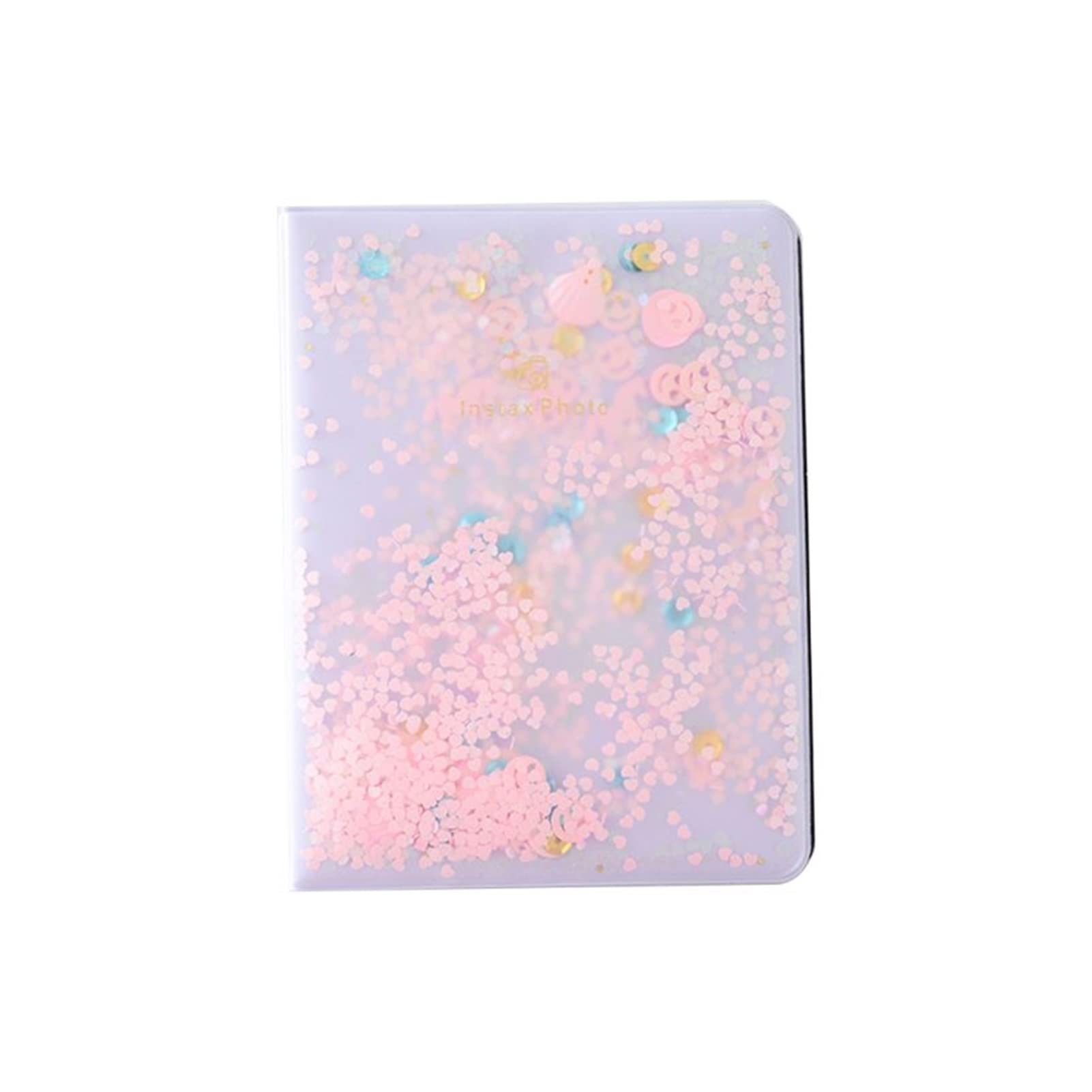 Foto Albumy PVC. Quicksand Cekinowy album fotograficzny Album fotograficzny Odpowiedni dla Instant 64 Torby 3 cali Mini Film Family Photo Album Lover Album fotograficzny Fotoksiążka (Color : Pink)