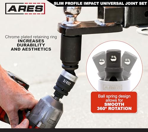 Image of ARES 2061001 3 /4in Drive Slim Impact Universal Joint, 360