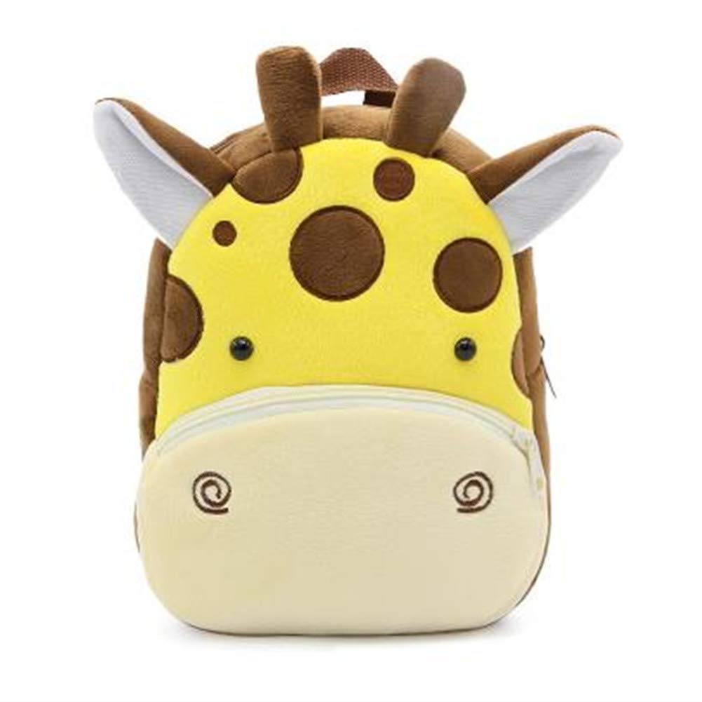 NICE CHOICE Cute Toddler Backpack Toddler Bag Plush Animal Cartoon Mini Travel Bag for Baby Girl Boy 2-6 Years(Giraffe)