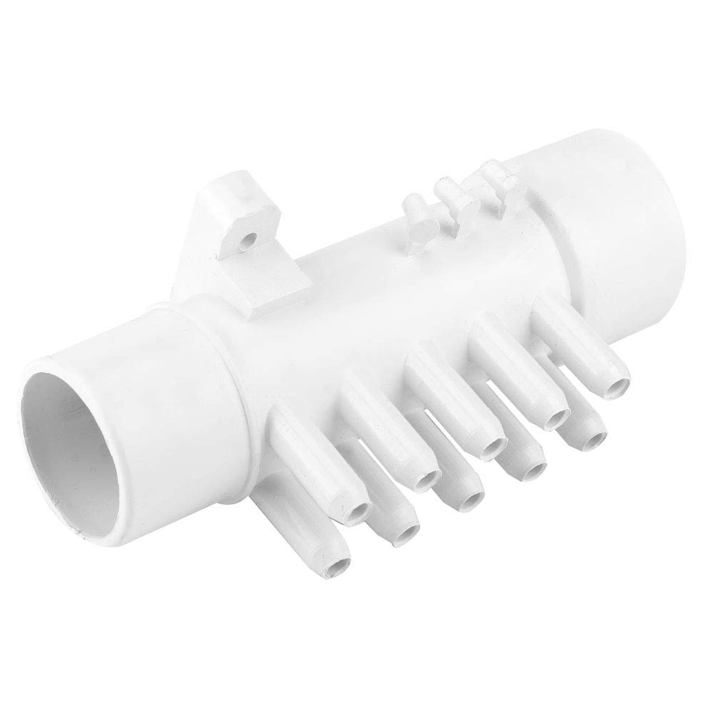 Nunafey Swimming Pool Accessories, High Temperature Spa Manifold PVC Aging 1.5in for Pool Plumbing Manifold for Bathtub Massage