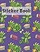 Sticker Book: Cute Dragon Blank Sticker Book: Stickers Album for Collecting Stickers, Gift For Lovers of Dragons, Sticker Book For kids,100 pages 8.5 x 11 k Sketch Pad: