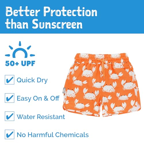 Image of JAN & JUL UV Swim Shorts and Long Sleeve UV Shirt for Toddlers