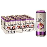 Abbot Ale Beer 24 x 500ml Cans – Strong Traditional British Ale with Rich Malty Flavour, Caramel and Smooth Finish, Premium English Beer for Ale Enthusiasts