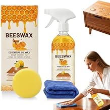 2026 New Scratcherase Beeswax Floor Spray, 350ml Beeswax Wood Polish Spray, Multi-Purpose Furniture Beeswaxs Wood Polish, Wood Cleaner Repairing and Care Spray, Restores Shine and Scratches 1Pcs