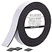 Bande magnétique autocollante, 3m x 20mm x 2mm, ruban auto-adhésif pour aimanter photos, cartes postales, ou posters - noir