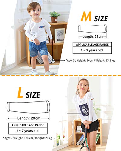 Newbyinn Arm Sleeves for Kids Child Toddlers, Age 1-7, UV Sun Protection, Cooling Sleeves to Cover Arms3