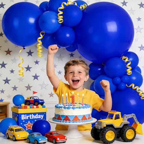 Image of 32Pcs Dark Blue Big Balloons 18 Inch, Round Large Latex Party Balloons for Birthday Wedding Decorations.(Dark Blue)