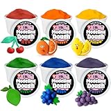 Hygloss Play Modeling Dough for Kids – Safe & Non-Toxic Sensory Dough for Arts and Crafts – 1 lb Tub – Play Clay for Toddler Activities, Preschool Classroom Must-Haves – 6 Assorted Colors, Scented