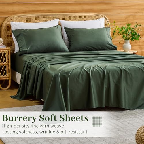 Image of Bedlifes 1000TC Egyptian Cotton Cal King Sheets, 4Pcs, 16 inch Deep Pocket | Cooling & Breathable, Ultra Soft, Hotel Comfort, Sateen Weave, OEKO-TEX Certified, Easy-Care Machine Washable
