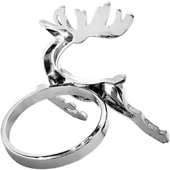 Exclusive Discount 🔥 Holiday Napkin Ring Holders Set of 12 for Chirtsmas Thanksgiving Wedding Dinners Parties Everyday Home Table Decoration Accessory Adornment