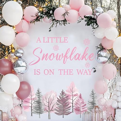 Adhesivo Decorativo Vinilo Snowflake para Baby Shower miniatura 3