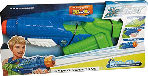 X Shot Hydro Hurricane, Candide, Azul/Verde