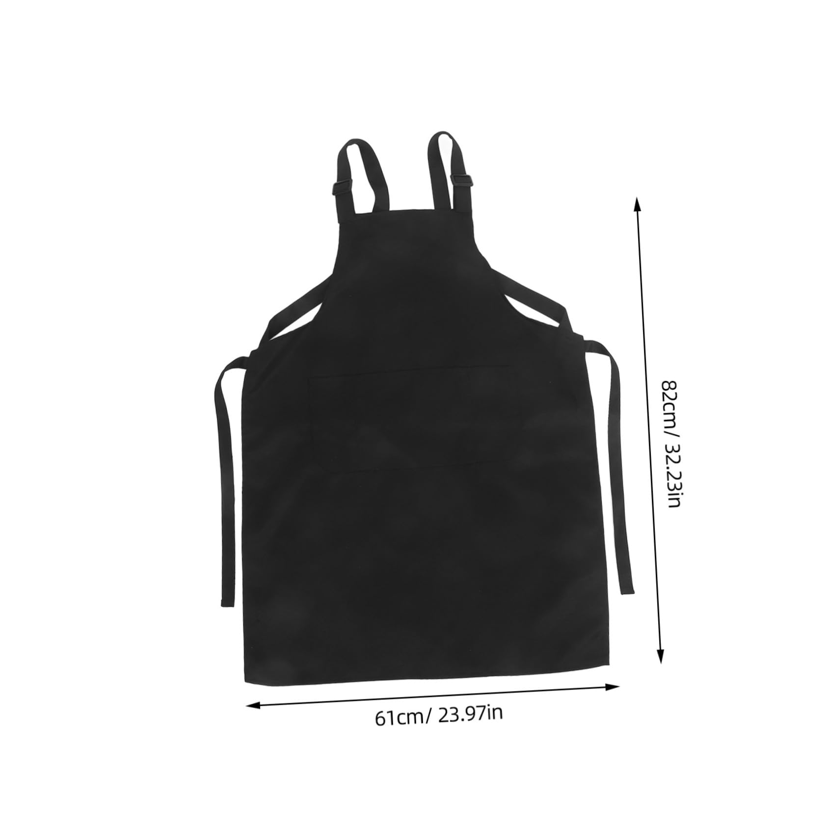 OSOLADY Kitchen Apron with Pockets H-strip Hairstylist Adjustable Shoulder Baking Accessory