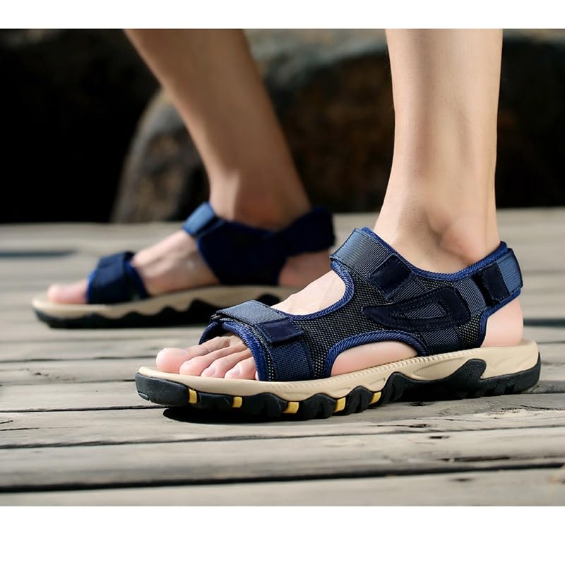 Men's Comfortable Sandals Casual Shoes Water Walking Soft Beach Sandals Outdoor Men's Sandals(39)4