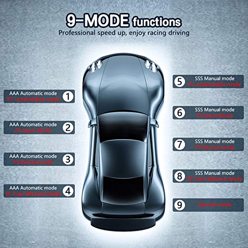 Throttle Response Controller, 9 Drive Modes Smart Electronic Throttle Controller, Racing Accelerator,for FORD LAND-ROVER/Land-Rover/Lincoln/DODGE/CHRYSLER/JEEP