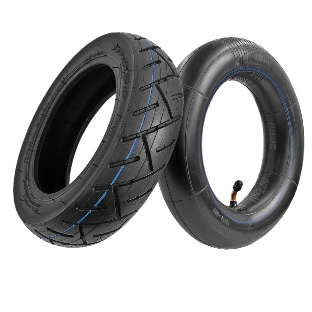 Générique Pneu AntidéRapant Trottinette Pneu de Tube Pneu intérieur ou extérieur Durable 10 Pouces USO apto Para Le Roue Gonflable Scooter électrique 10x2.5