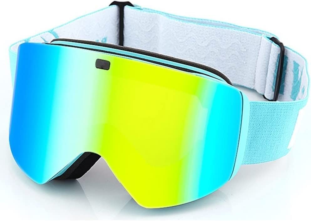 BATLAM Lunettes de Ski avec Double Couche Magnétique Lentille Polarisée Ski Anti-BuéeSnowboard Lunettes Hommes Femmes Ski Lunettes Lunettes