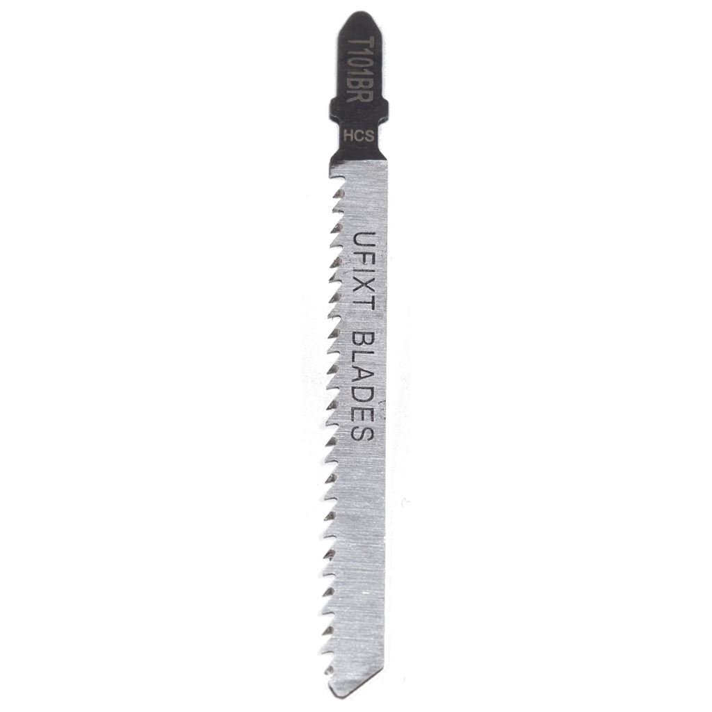 Jigsaw Blades T101BR Down Cutting 5 Pack Compatible with AEG Bosch Dewalt High Carbon Steel Laminate Veneer Cutter T-Shank Fitting Replacement