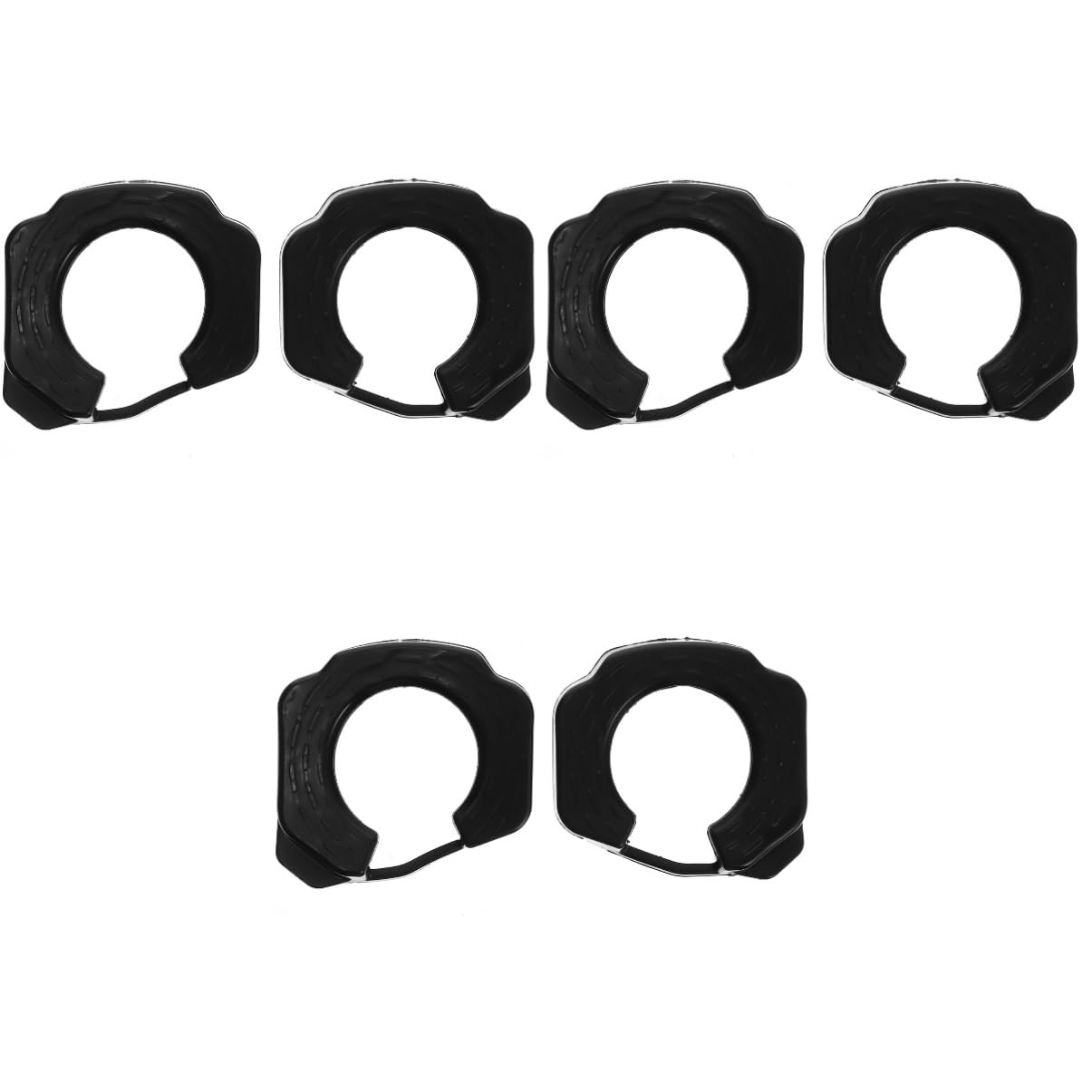 Mikikit 3 Pairs Protective Bike Cleat Covers Walkable Cleats for Road Durable Material Easy Install Disassembly