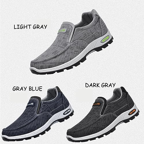Men's Canvas Comfortable Breathable Orthopedic Loafers Casual Lightweight Slip-On Dad Walking Boat Shoes Outdoor Non-Slip Hiking Sneaker.2