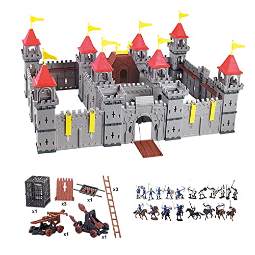 TikTakToo Coole, kleine Ritterburg mit Spielfiguren Königreich Burg Schloss DIY (mittel) – Bild 7
