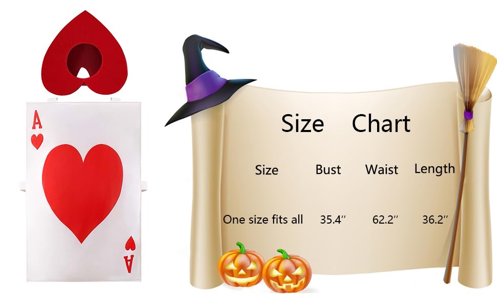 Reviews y listado de Disfraz carta corazones listamos los 10 mejores. 2 Imagen adicional