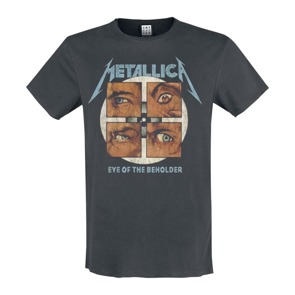 Amplified Metallica Eye of The Beholder T Shirt XL Charcoal
