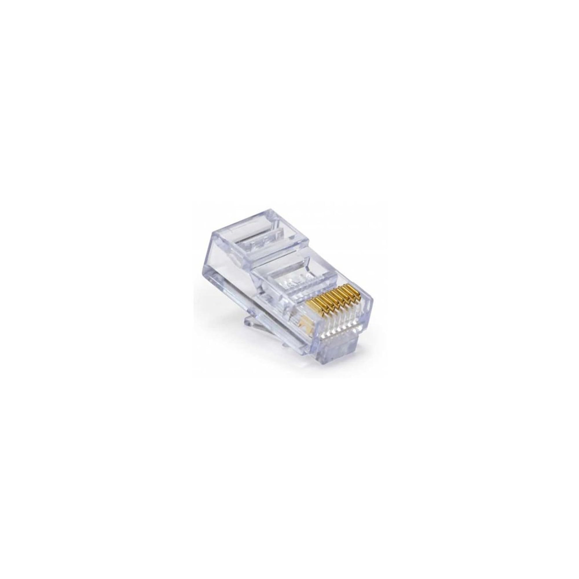 Jakelove 202016J EZ-RJ45 Cat 6 Stecker und Zugentlastung, Kombi-Set, 50-teilig