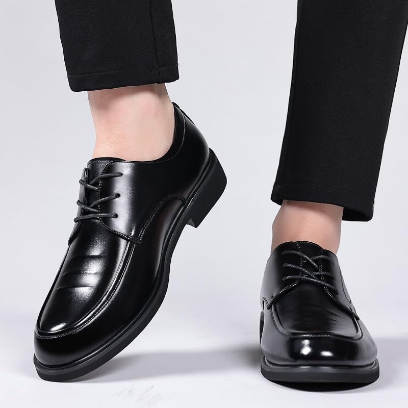 Dress Formal Shoes for Men Lace Up Elevator Shoes Sandals Men Dress Shoes Leather Men Height Formal Shoes Pointed Businessmen Oxfords Suit Shoes3