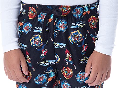Beyblade Burst Super King Boys' Spinner Tops Allover Character Kids Sleepwear Lounge Bottoms Pajama Pants4