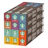 Cápsulas de café STARBUCKS by NESPRESSO, con una variedad de diferentes tipos de tueste y blends de la familia STARBUCKS